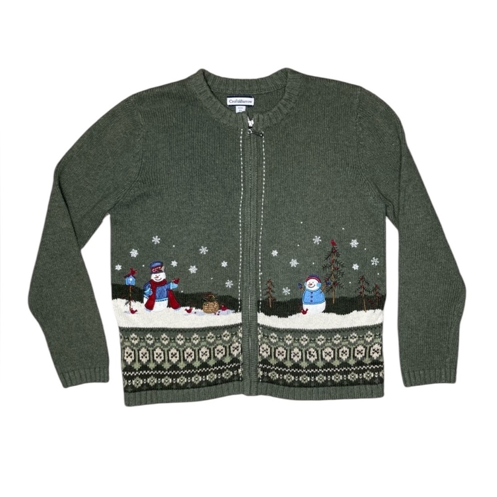 Croft & Barrow winter full zip sweater